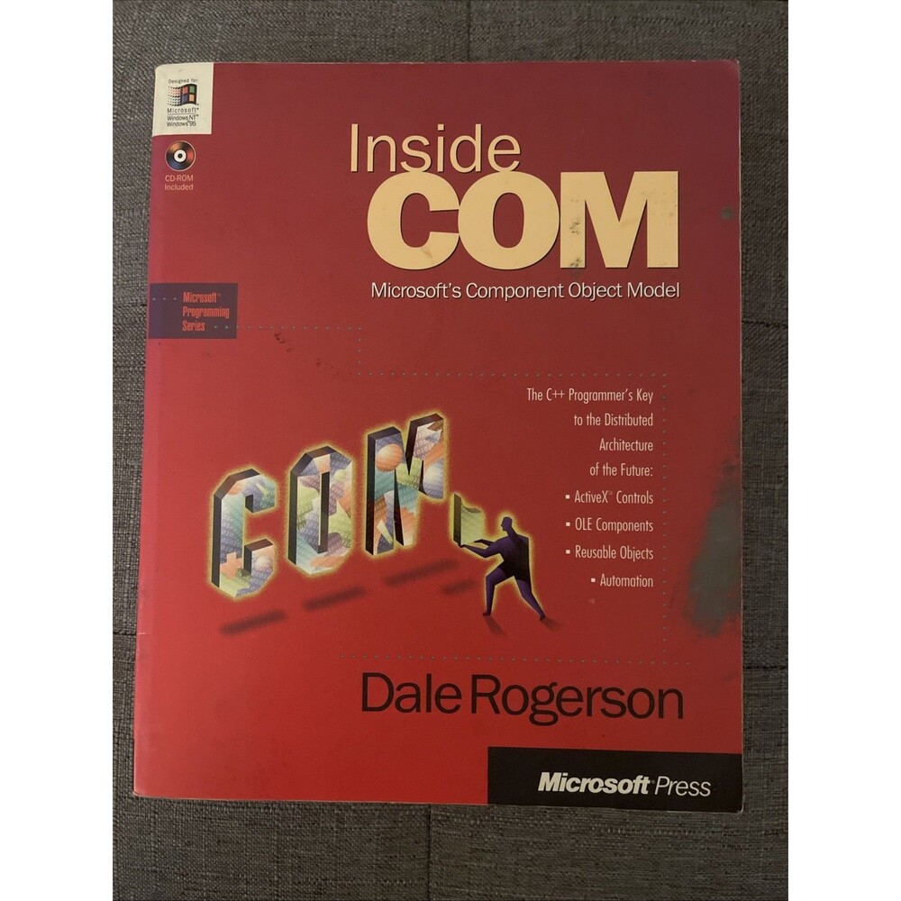 Inside Com by Dale Rogerson Microsoft Press *No CD*